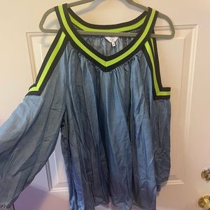 Cold Shoulder Crown and Ivy shirt